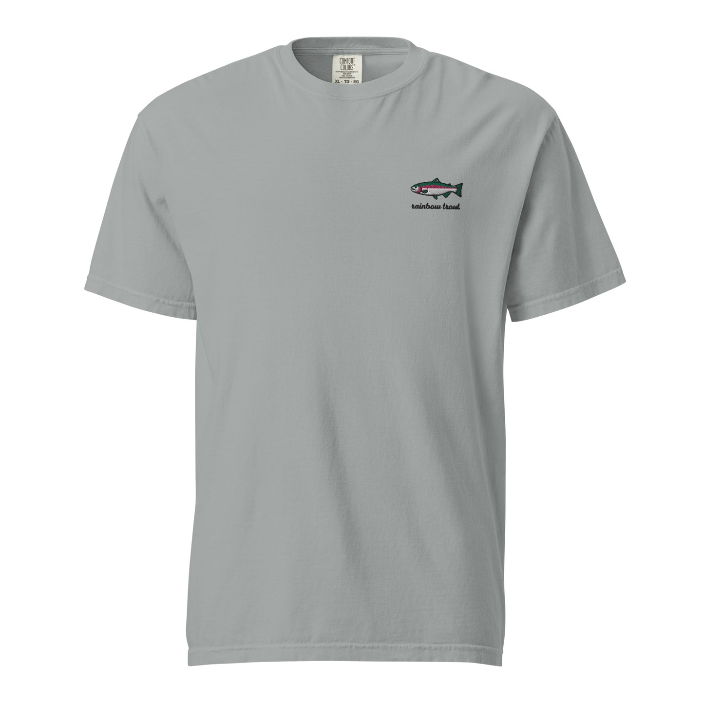 Rainbow Trout Heavyweight T-Shirt with Text