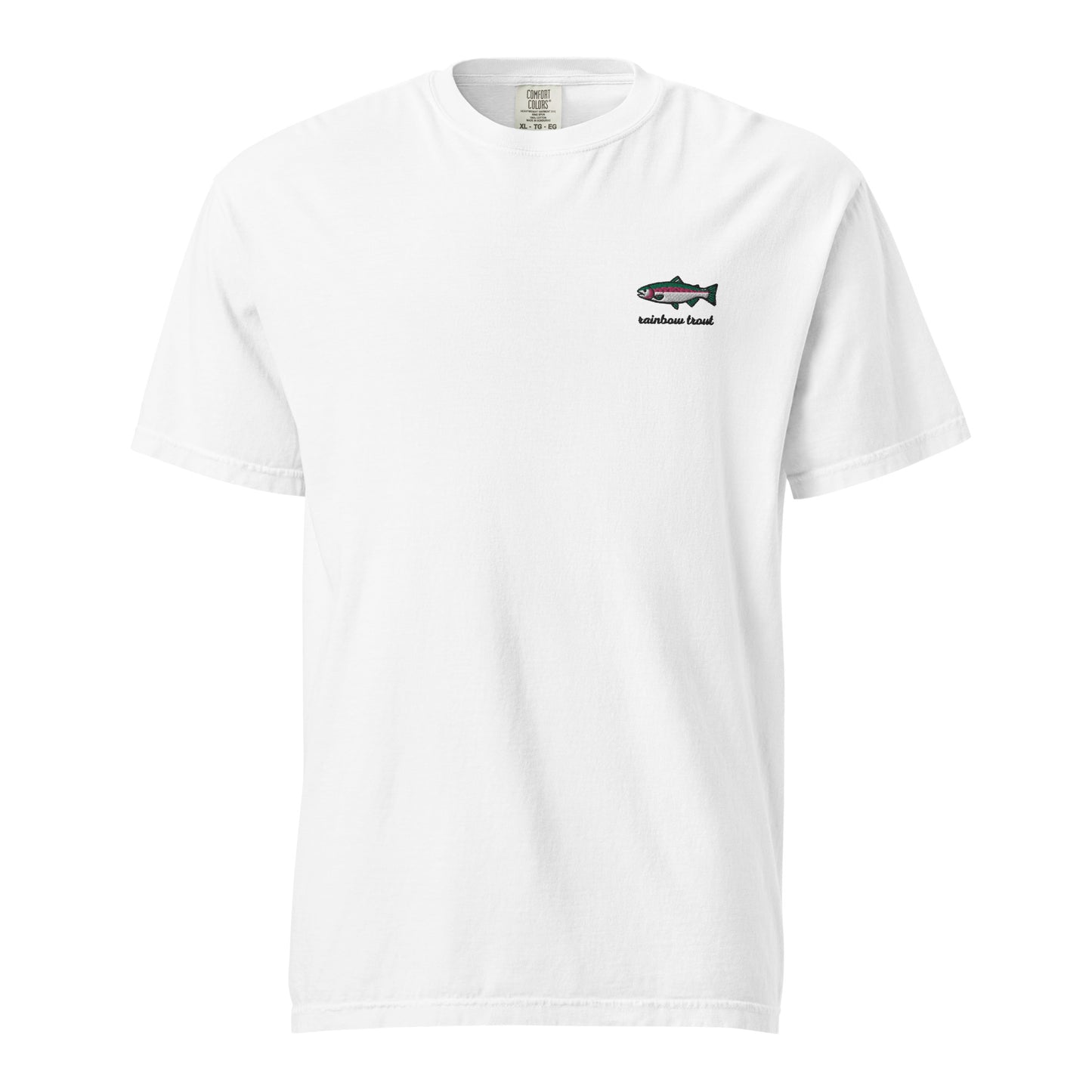 Rainbow Trout Heavyweight T-Shirt with Text