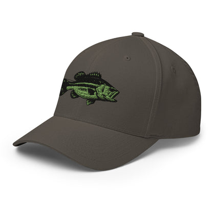 Large Mouth Bass Flexfit Cap