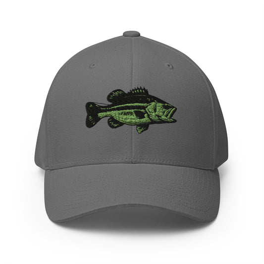 Large Mouth Bass Flexfit Cap