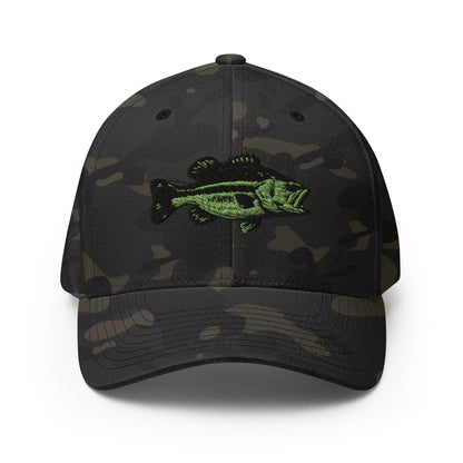 Large Mouth Bass Flexfit Cap