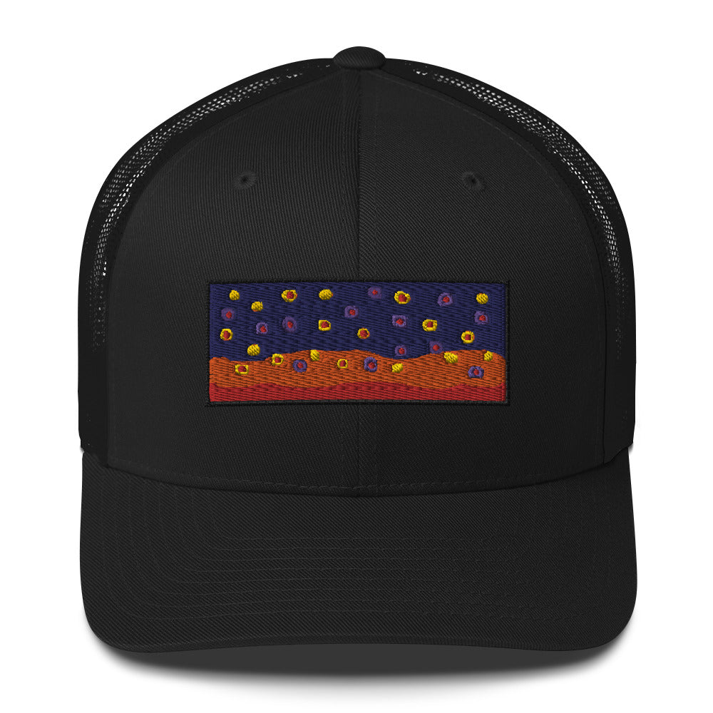 Brook Trout Pattern Trucker Cap