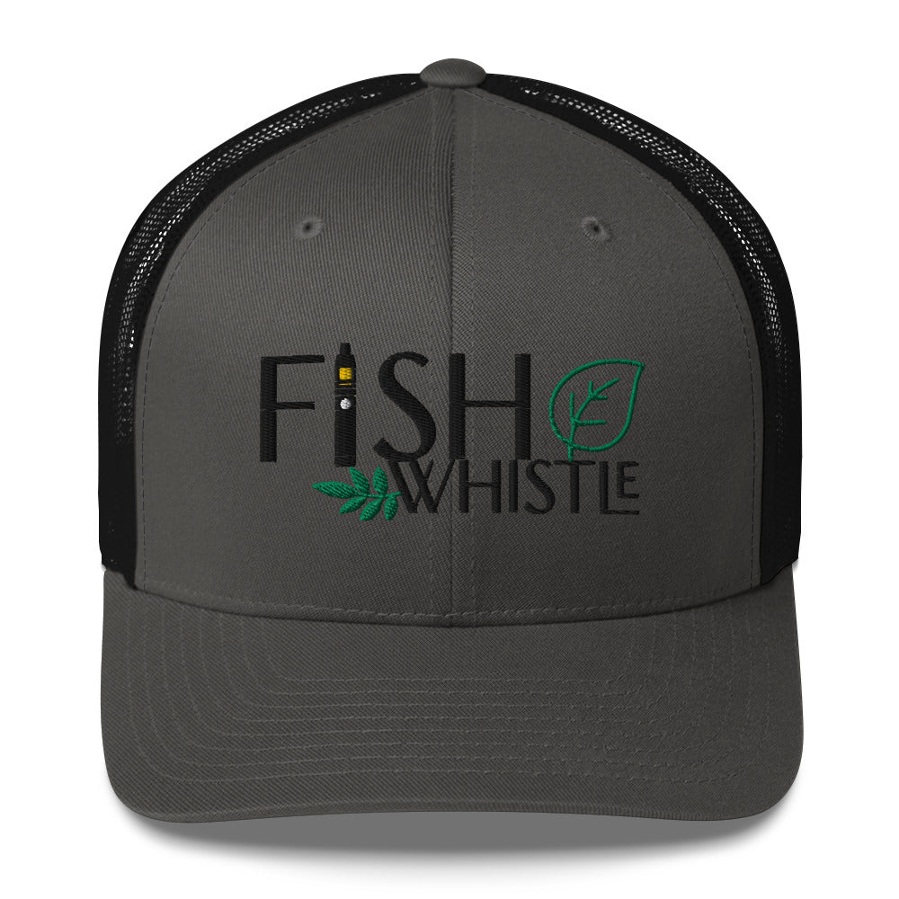 Fish Whistle Leaf Trucker Cap