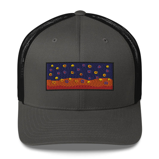 Brook Trout Pattern Trucker Cap