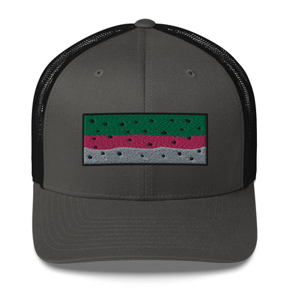 Rainbow Trout Pattern Trucker Cap