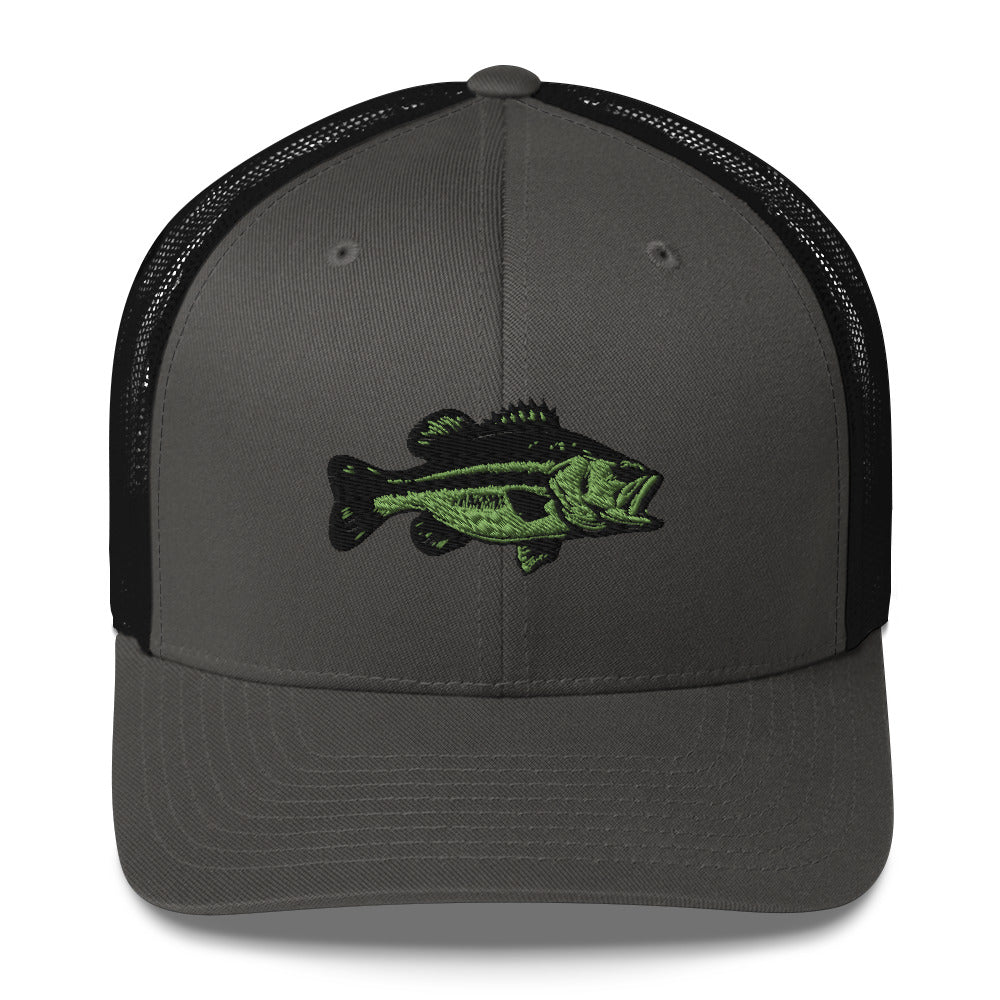 Large Mouth Bass Trucker Cap