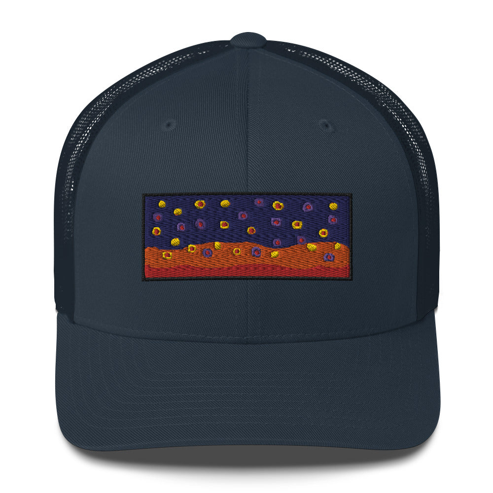 Brook Trout Pattern Trucker Cap