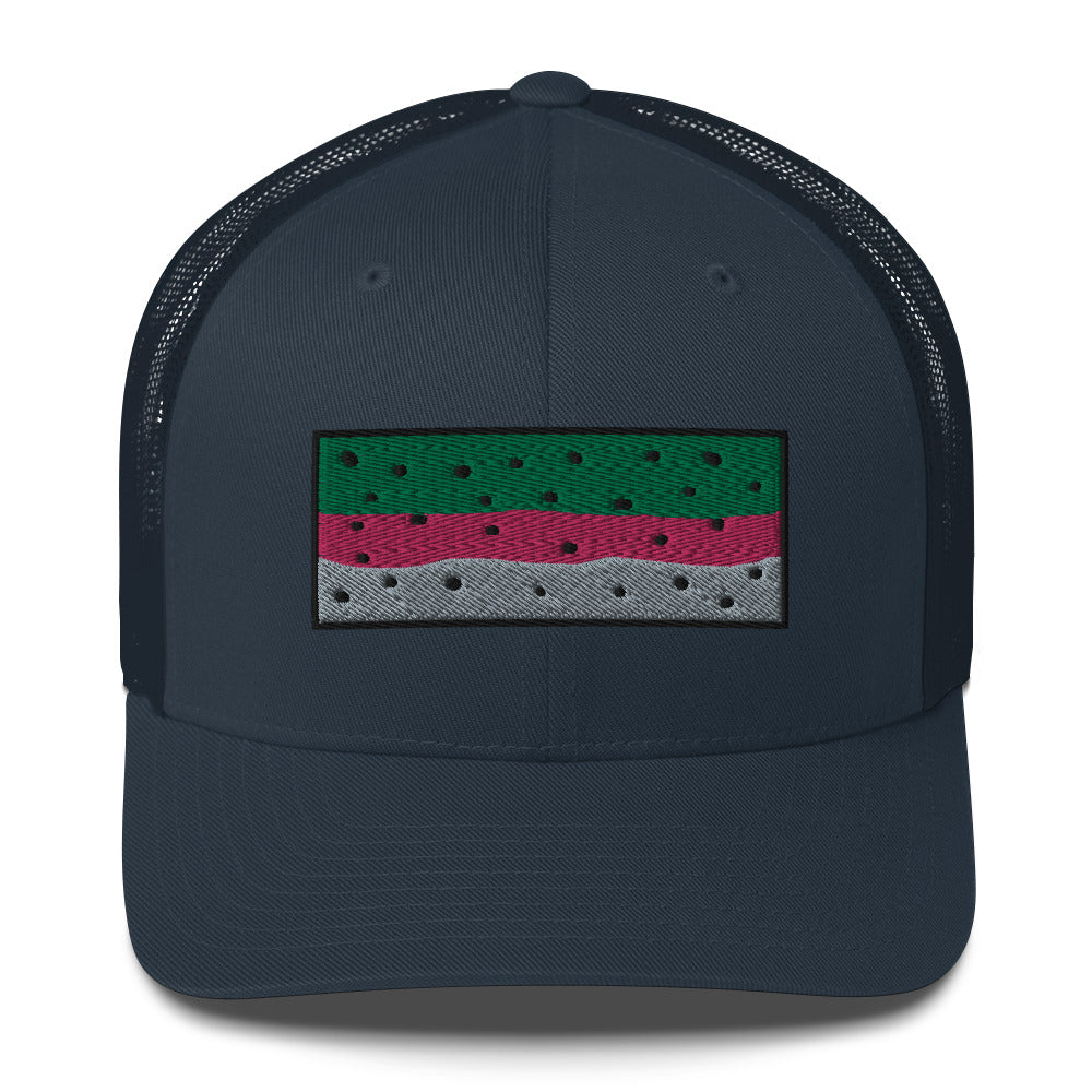 Rainbow Trout Pattern Trucker Cap