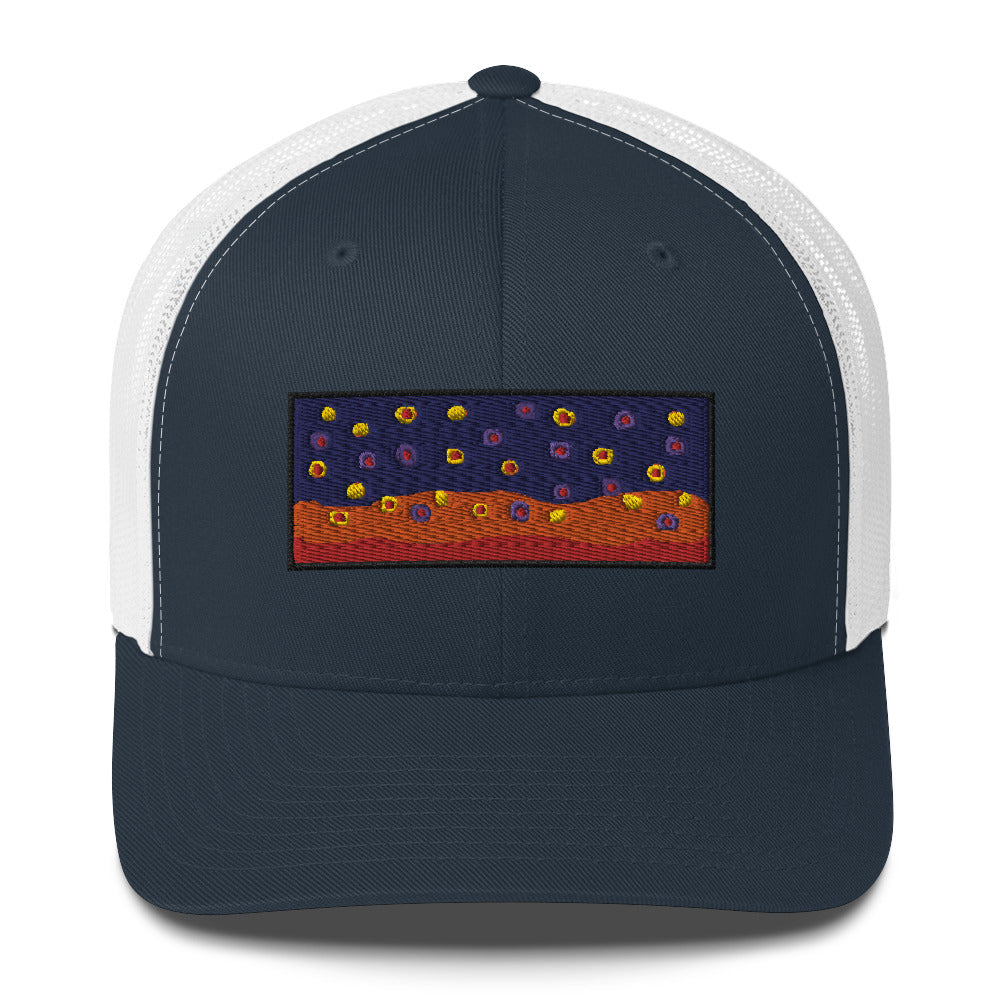 Brook Trout Pattern Trucker Cap