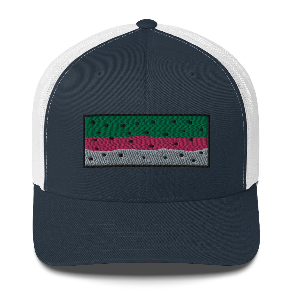 Rainbow Trout Pattern Trucker Cap