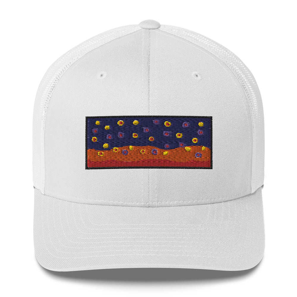 Brook Trout Pattern Trucker Cap