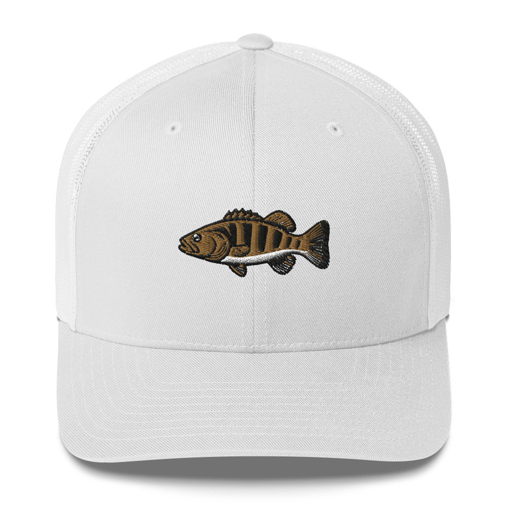 Small Mouth Bass Trucker Cap