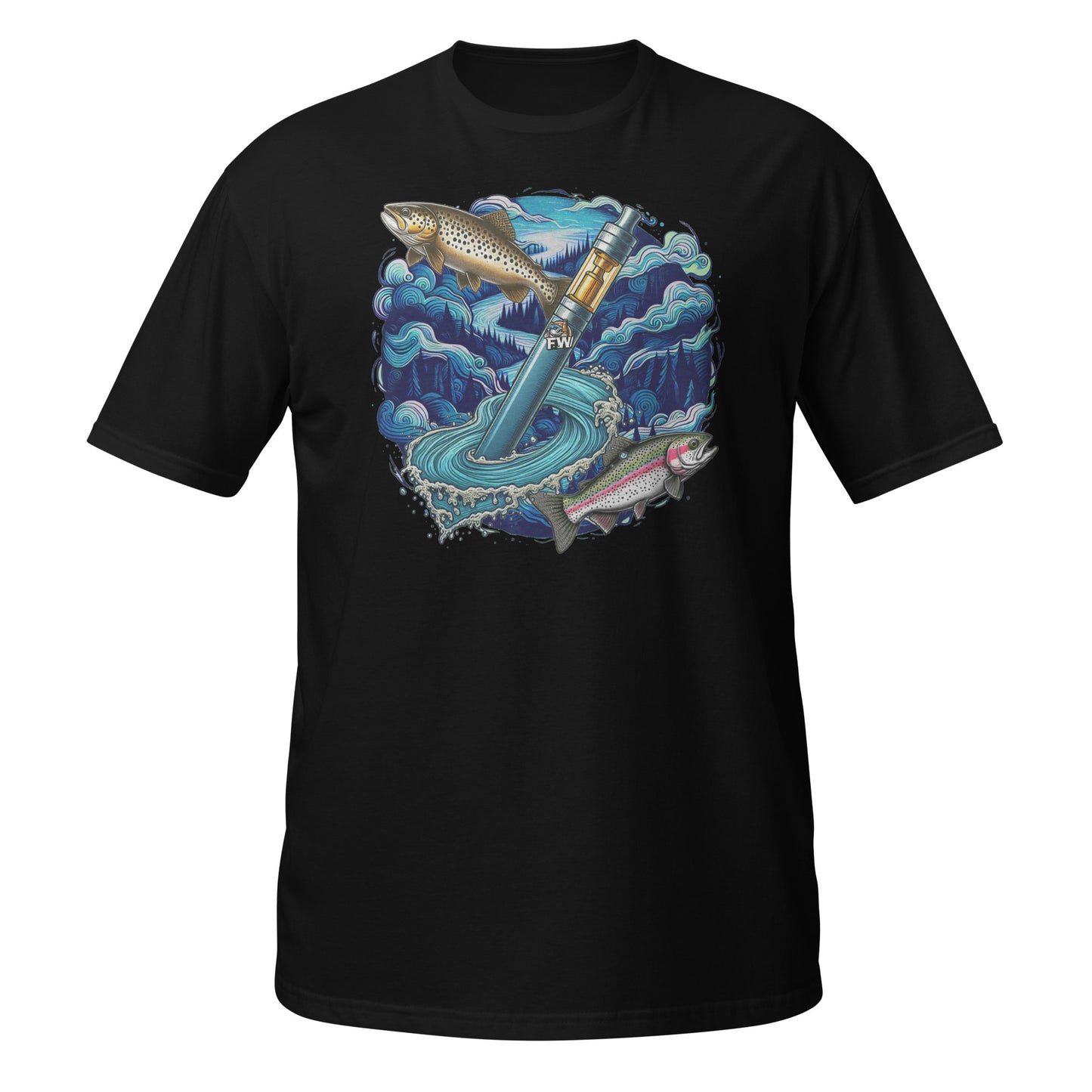 Fish Whistle River TROUT T-Shirt