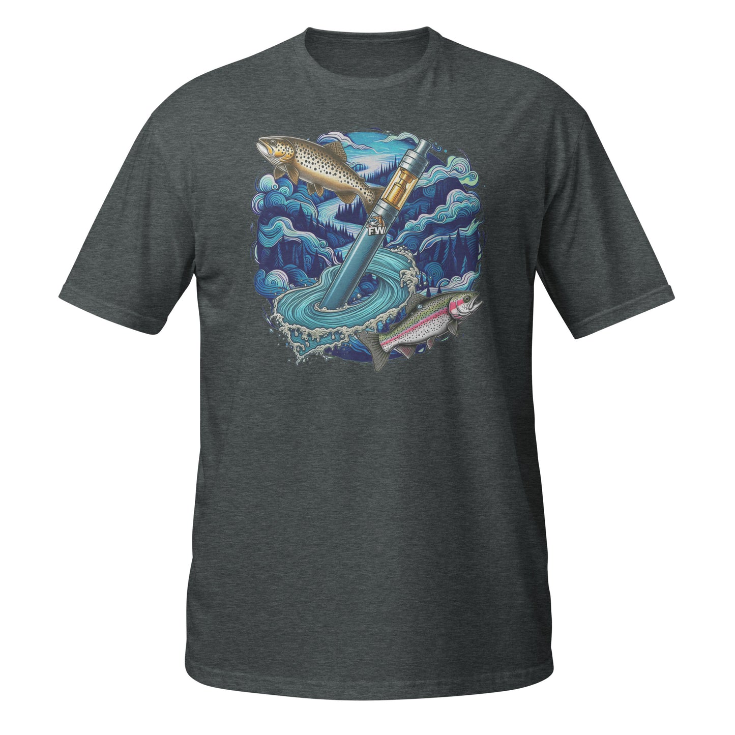 Fish Whistle River TROUT T-Shirt