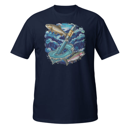 Fish Whistle River TROUT T-Shirt