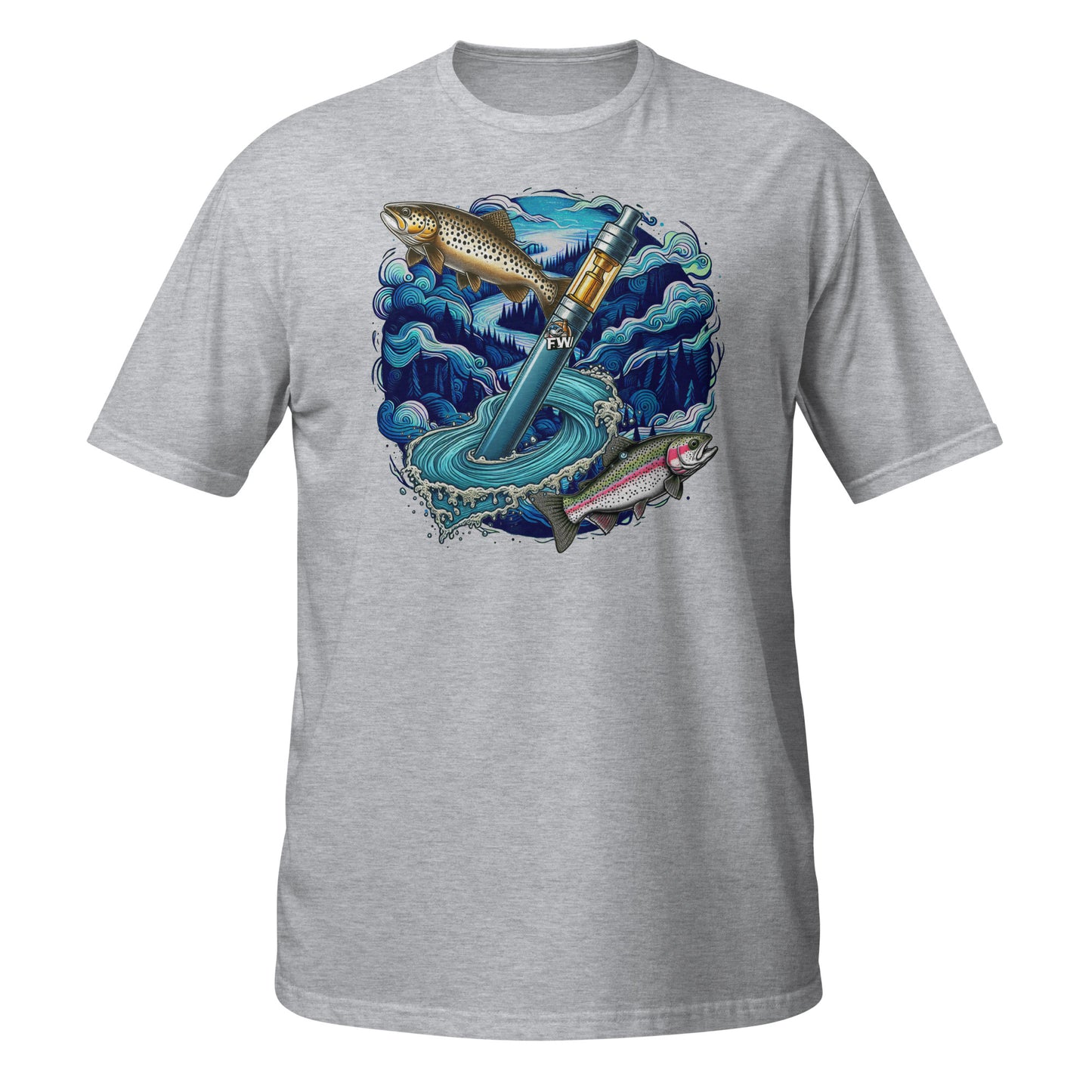 Fish Whistle River TROUT T-Shirt